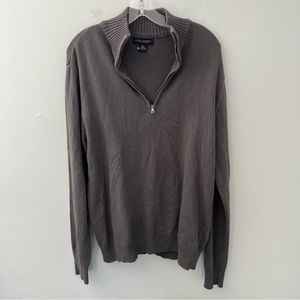 Banana Republic Cotton Cashmere 1/4 Zip Pullover Sweater